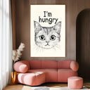 Quadro Stampa su Tela I'm hungry - CupidoDesign