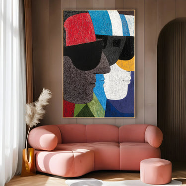 Quadro Stampa su Tela Identità Fluida - CupidoDesign