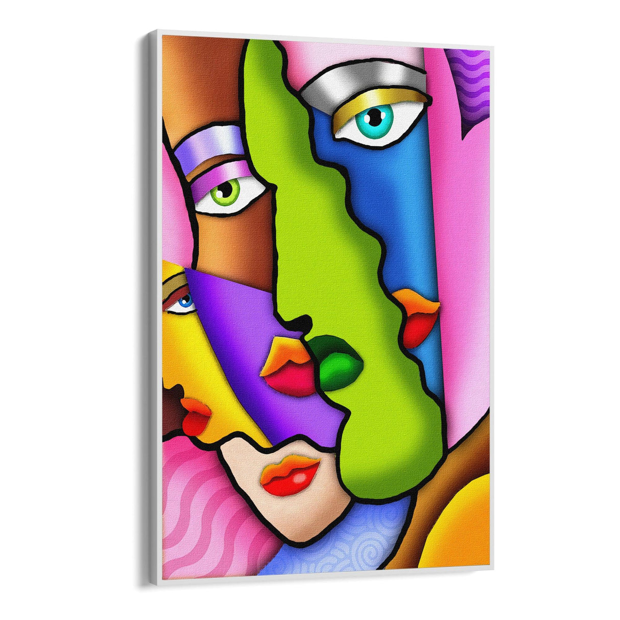 Quadro Stampa su Tela Identità Frammentate - CupidoDesign