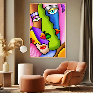 Quadro Stampa su Tela Identità Frammentate - CupidoDesign