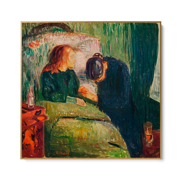 Quadro Stampa su Tela Il Bambino Malato, Edvard Munch - CupidoDesign