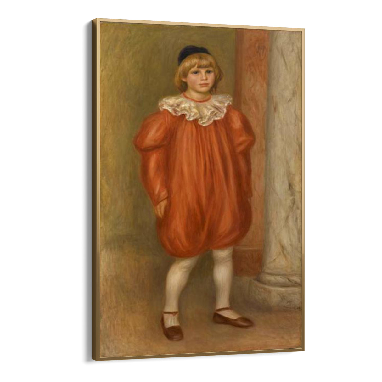 Quadro Stampa su Tela Il Clown, Pierre-Auguste Renoir - CupidoDesign