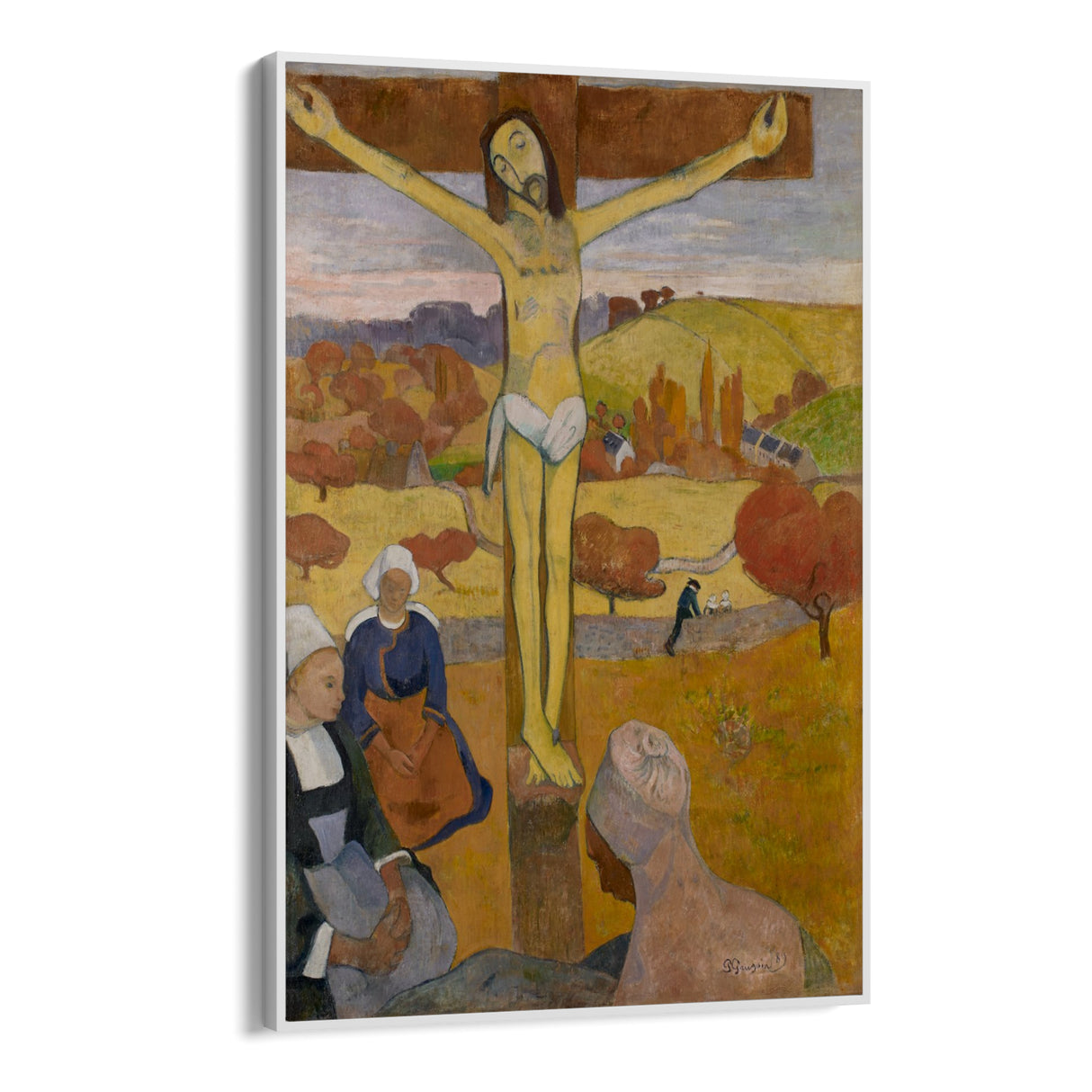 Quadro Stampa su Tela Il Cristo Giallo, Paul Gauguin - CupidoDesign