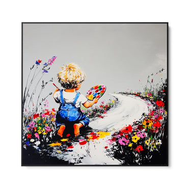 Quadro Stampa su Tela Il Mondo a Colori - CupidoDesign