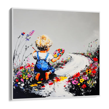 Quadro Stampa su Tela Il Mondo a Colori - CupidoDesign