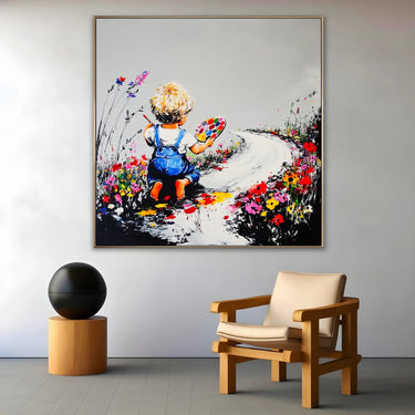 Quadro Stampa su Tela Il Mondo a Colori - CupidoDesign