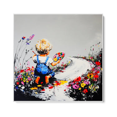 Quadro Stampa su Tela Il Mondo a Colori - CupidoDesign