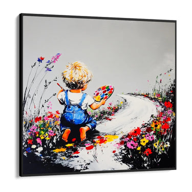 Quadro Stampa su Tela Il Mondo a Colori - CupidoDesign