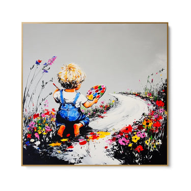 Quadro Stampa su Tela Il Mondo a Colori - CupidoDesign