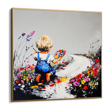 Quadro Stampa su Tela Il Mondo a Colori - CupidoDesign