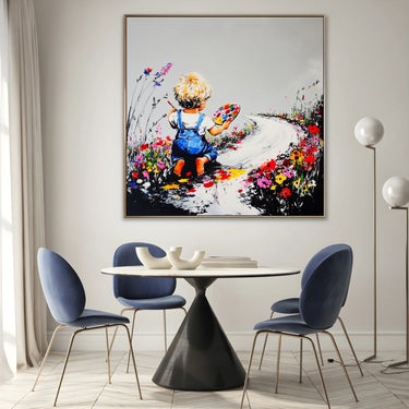 Quadro Stampa su Tela Il Mondo a Colori - CupidoDesign