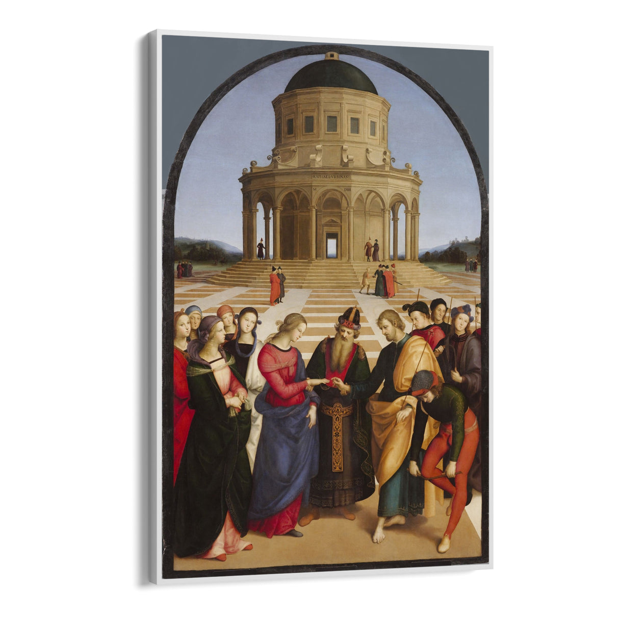 Quadro Stampa su Tela Il cammino di san Giuseppe, Raffaello Sanzio - CupidoDesign