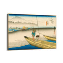 Quadro Stampa su Tela Il fiume Tenryu, Mitsuke, Utagawa Hiroshige - CupidoDesign