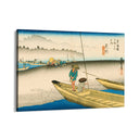 Quadro Stampa su Tela Il fiume Tenryu, Mitsuke, Utagawa Hiroshige - CupidoDesign