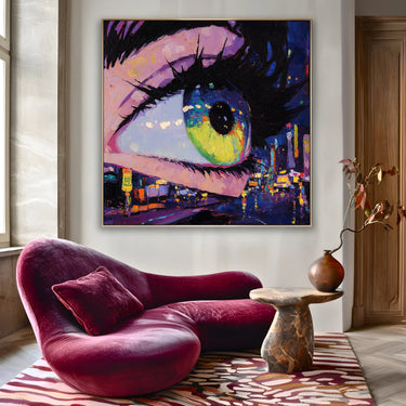 Quadro Stampa su Tela Il gesto della creazione - CupidoDesign