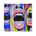 Quadro Stampa su Tela Il grido che non sento - CupidoDesign