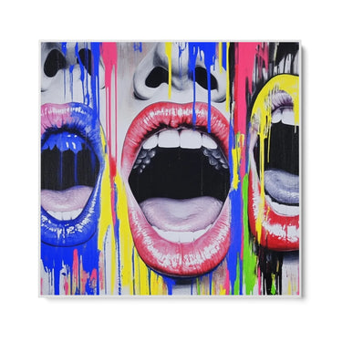 Quadro Stampa su Tela Il grido che non sento - CupidoDesign