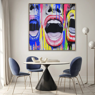 Quadro Stampa su Tela Il grido che non sento - CupidoDesign