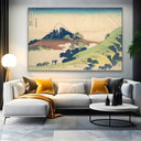 Quadro Stampa su Tela Il passo Inume nella provincia di Kai, Katsushika Hokusai - CupidoDesign