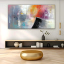 Quadro Stampa su Tela Impulso Arancio - CupidoDesign