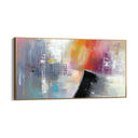 Quadro Stampa su Tela Impulso Arancio - CupidoDesign