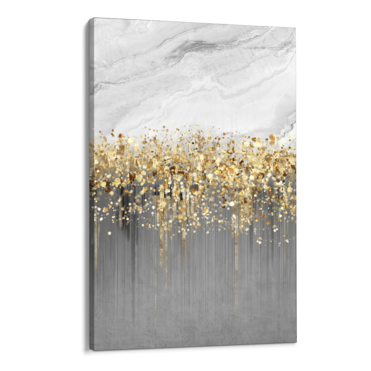 Quadro Stampa su Tela Incanto d'Oro - CupidoDesign