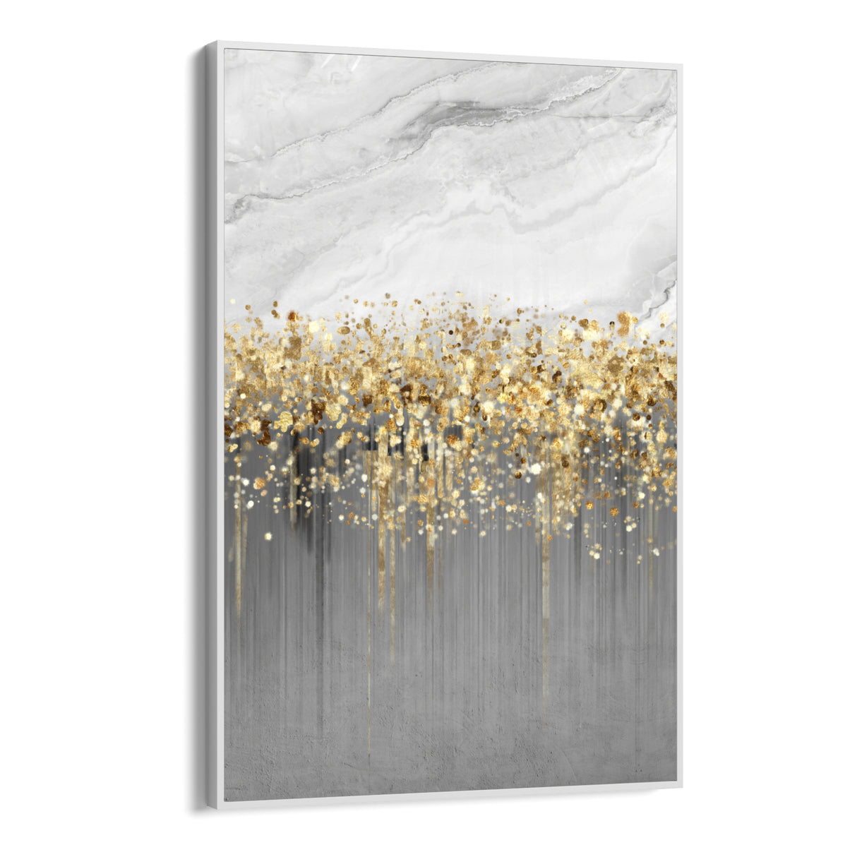 Quadro Stampa su Tela Incanto d'Oro - CupidoDesign
