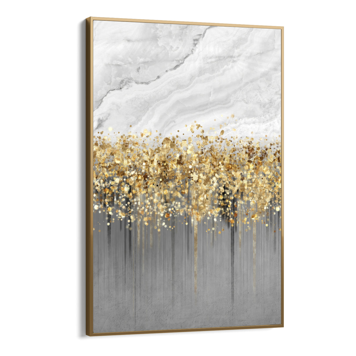 Quadro Stampa su Tela Incanto d'Oro - CupidoDesign