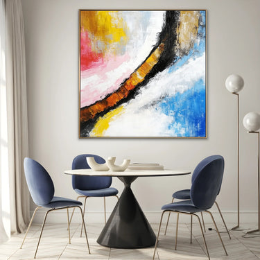 Quadro Stampa su Tela Incontro Naturale Astratto - CupidoDesign