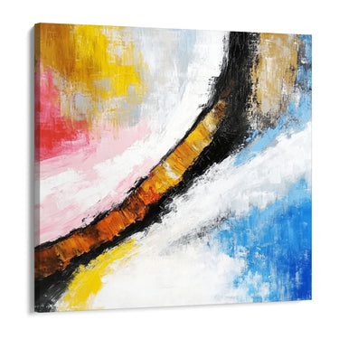 Quadro Stampa su Tela Incontro Naturale Astratto - CupidoDesign