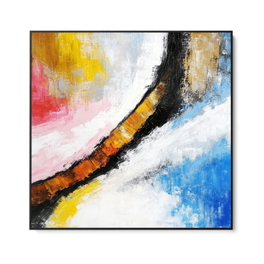 Quadro Stampa su Tela Incontro Naturale Astratto - CupidoDesign