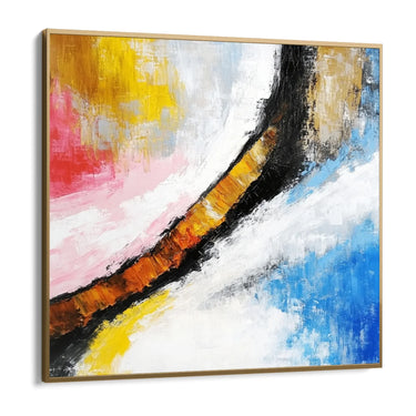 Quadro Stampa su Tela Incontro Naturale Astratto - CupidoDesign