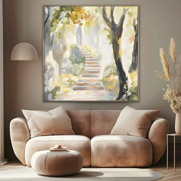 Quadro Stampa su Tela Ingresso Dorato - CupidoDesign