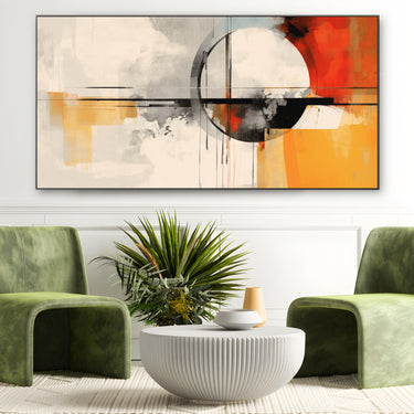 Quadro Stampa su Tela Intersezioni di Colori e Forme - CupidoDesign