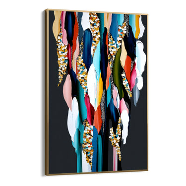 Quadro Stampa su Tela Intreccio Cromatico - CupidoDesign