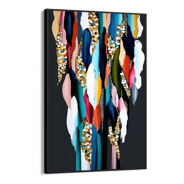 Quadro Stampa su Tela Intreccio Cromatico - CupidoDesign