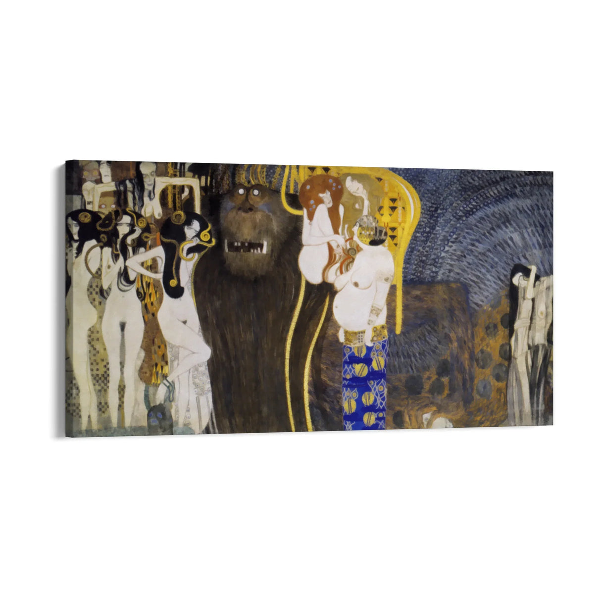 Quadro Stampa su Tela I poteri ostili, Gustav Klimt (1902) - CupidoDesign
