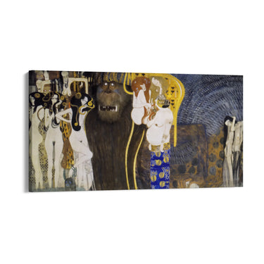 Quadro Stampa su Tela I poteri ostili, Gustav Klimt (1902) - CupidoDesign