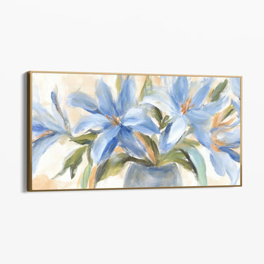 Quadro Stampa su Tela Iride Azzurra - CupidoDesign