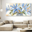 Quadro Stampa su Tela Iride Azzurra - CupidoDesign