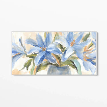 Quadro Stampa su Tela Iride Azzurra - CupidoDesign