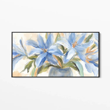 Quadro Stampa su Tela Iride Azzurra - CupidoDesign