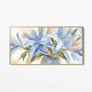 Quadro Stampa su Tela Iride Azzurra - CupidoDesign