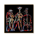 Quadro Stampa su Tela Jazz Cromatico - CupidoDesign