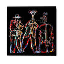 Quadro Stampa su Tela Jazz Cromatico - CupidoDesign