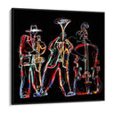 Quadro Stampa su Tela Jazz Cromatico - CupidoDesign