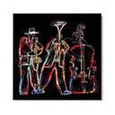 Quadro Stampa su Tela Jazz Cromatico - CupidoDesign