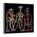 Quadro Stampa su Tela Jazz Cromatico - CupidoDesign