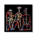 Quadro Stampa su Tela Jazz Cromatico - CupidoDesign