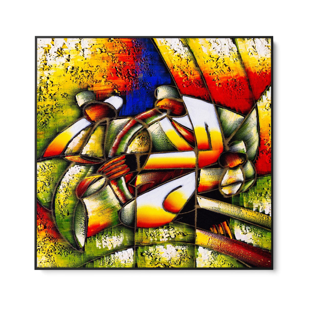 Quadro Stampa su Tela Jazz Geometrico - CupidoDesign